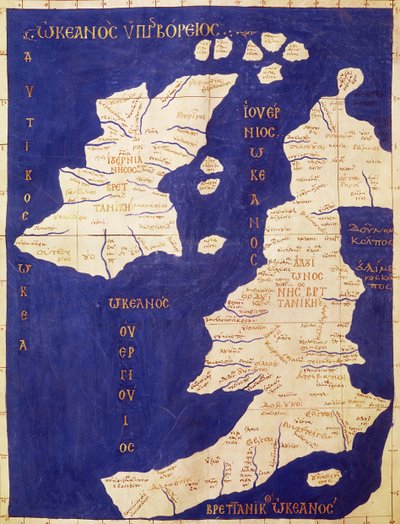 Map of the British Isles, from 